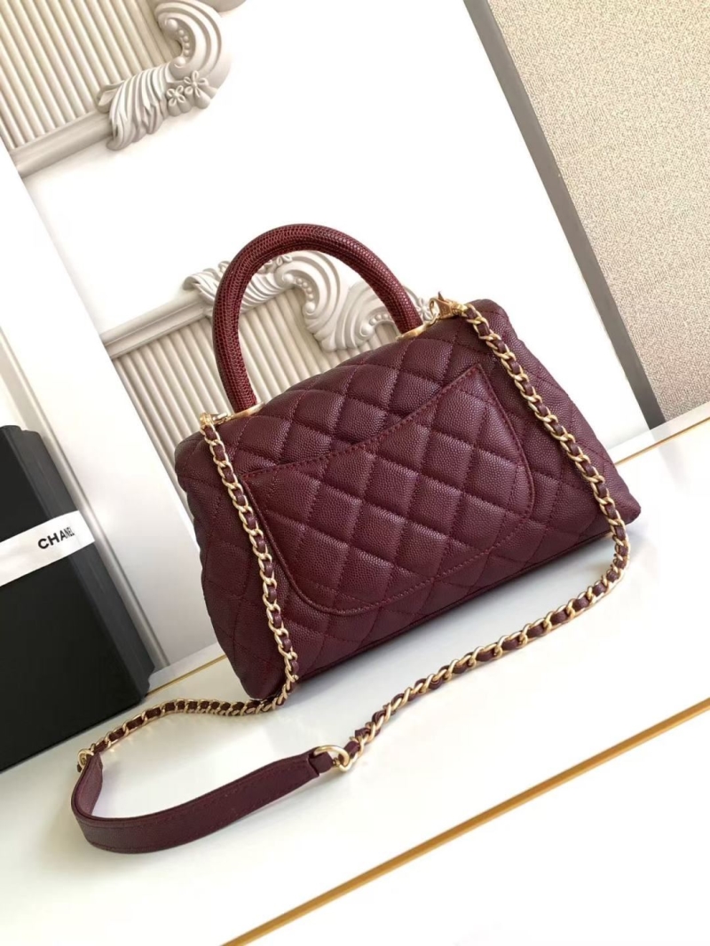 Ch**el top handle bags